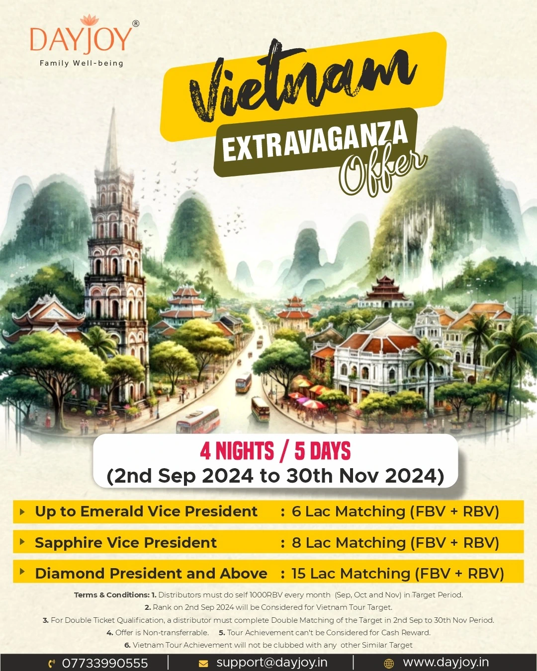 Dayjoy Vietnam Extravaganza Offer