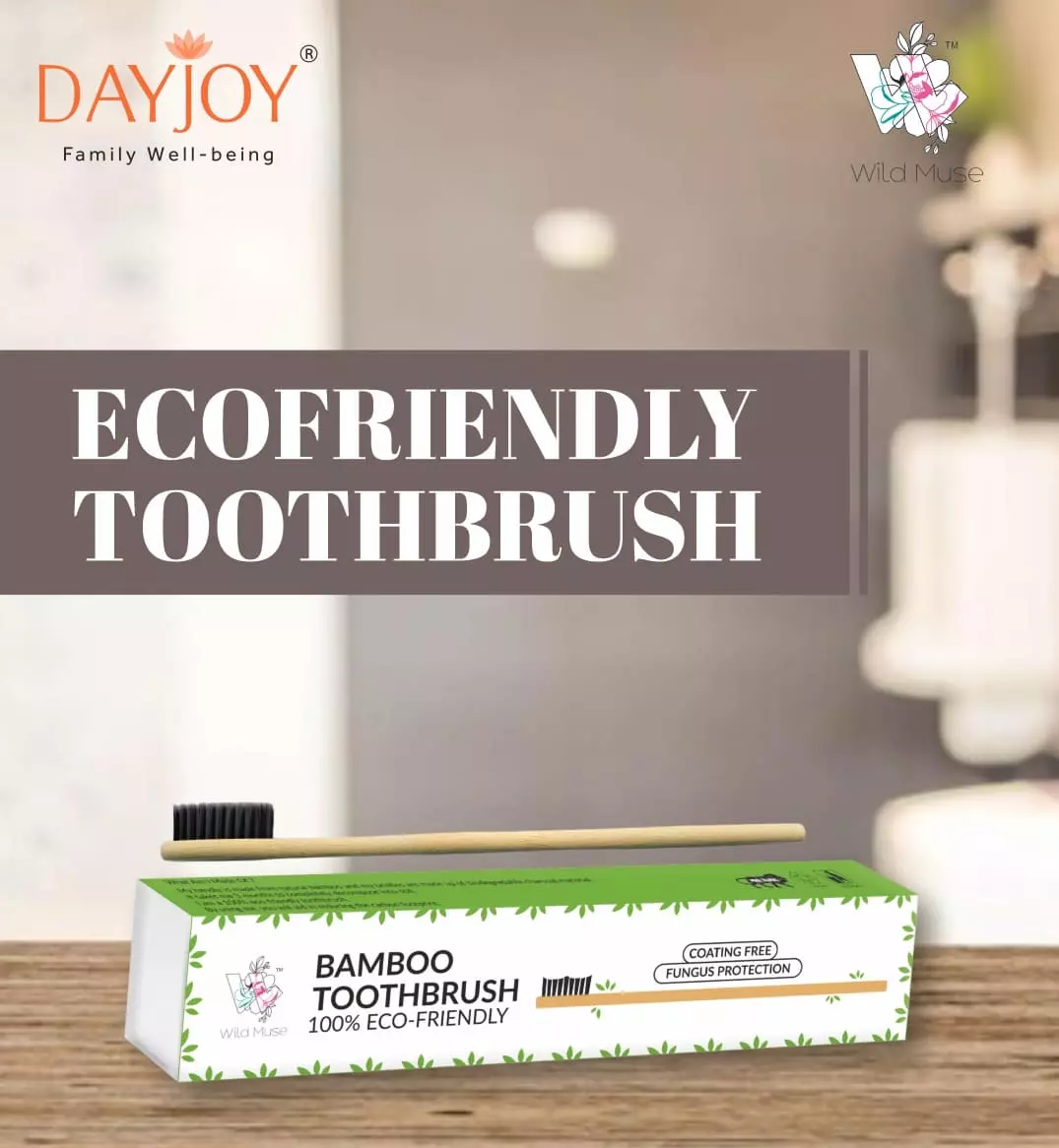Ecofriendly Toothbrush (Pack of 2)
