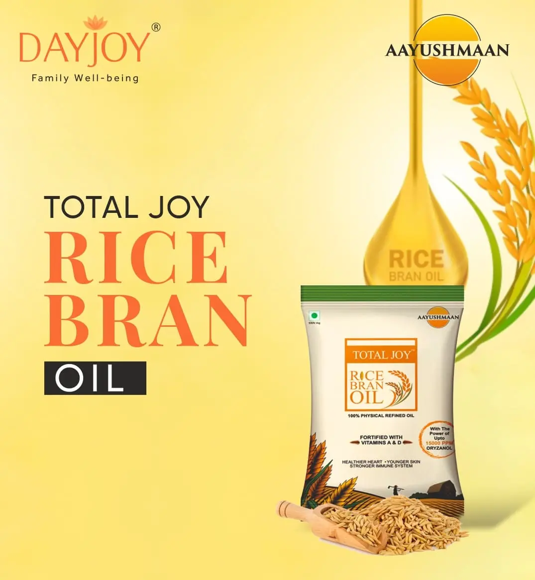 New Total Joy Rice Bran Oil (1 Litre)