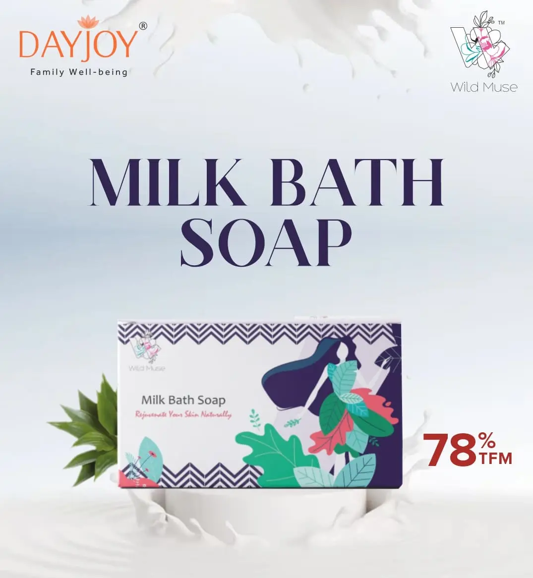Milk bath soap (100g)